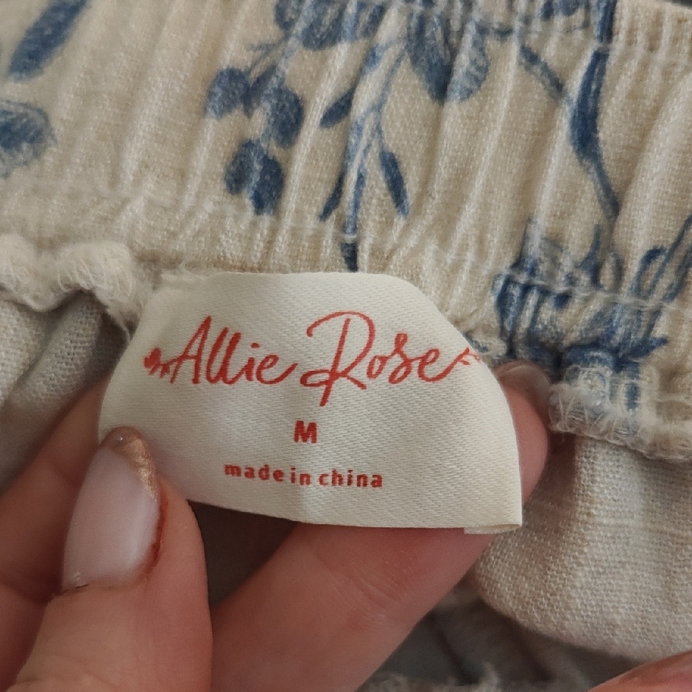 Linen Toile Slacks - Picture 2 of 5